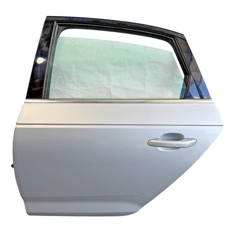 π2017-2025 AUDI A4 S5 B9 SEDAN REAR LEFT SIDE DOOR SHELL ASSEMBLY GRAY LZ7G OEM