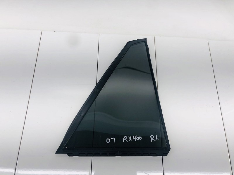 06-08 LEXUS RX400H REAR LEFT DRIVER SIDE DOOR QUARTER GLASS WINDOW OEM