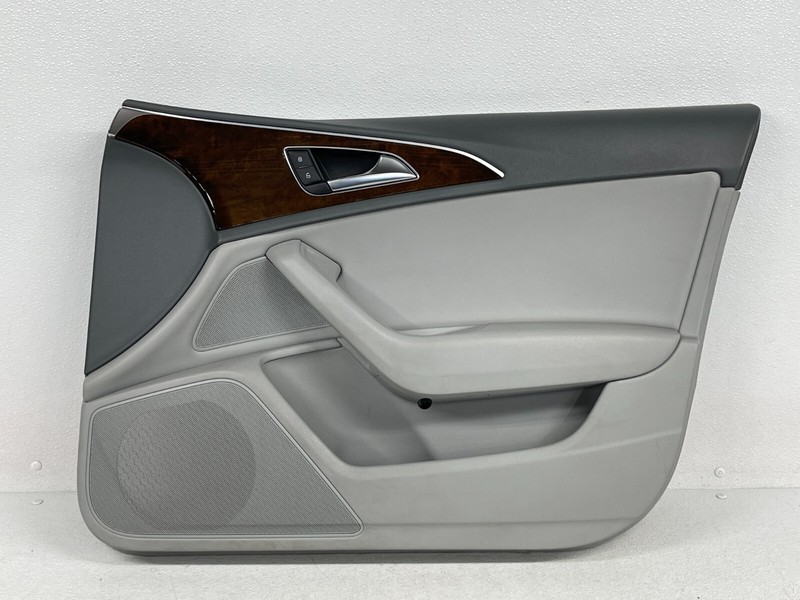 ⭐2012-2015 AUDI A6 QUATTRO FRONT RIGHT SIDE INTERIOR DOOR TRIM PANEL OEM LOT2371