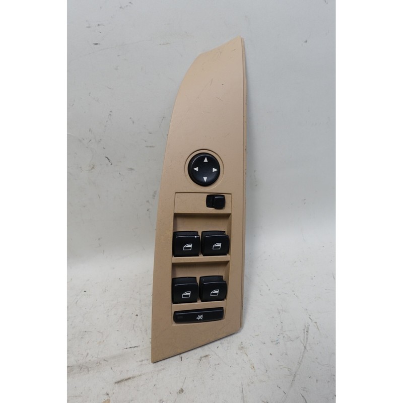 2004-2007 BMW E60 5-Series E61 Left Front Drivers Master Window Switch Beige OEM