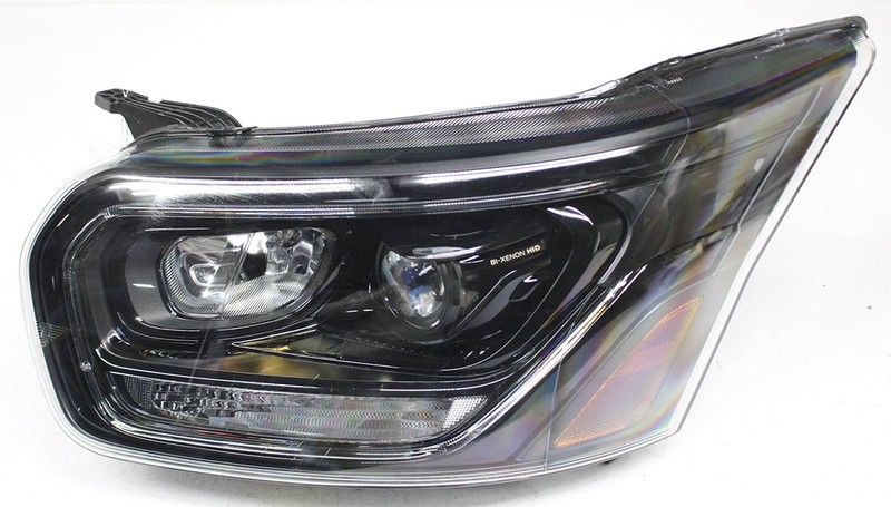 OEM Left Driver Side HID Headlamp For Ford Transit 150, 250, 350 Black Bezel