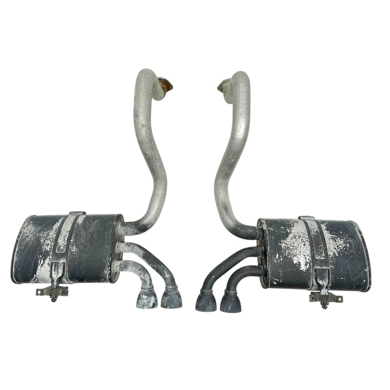 Chevrolet Corvette C5 97-04 Rear Left Right Exhaust Mufflers Set OF 2 OEM 27K