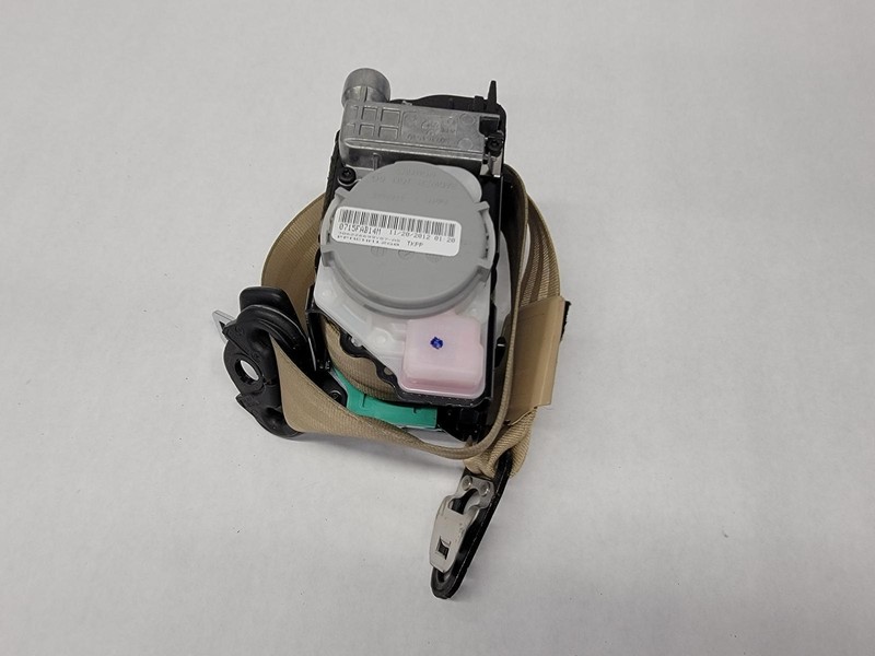09-'16 AUDI A4 Front Seat Belt passenger retractor tan OEM