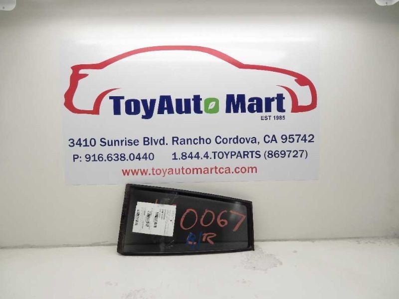 Passenger Right Rear Door Vent Glass Fits 01-07 HIGHLANDER 84081