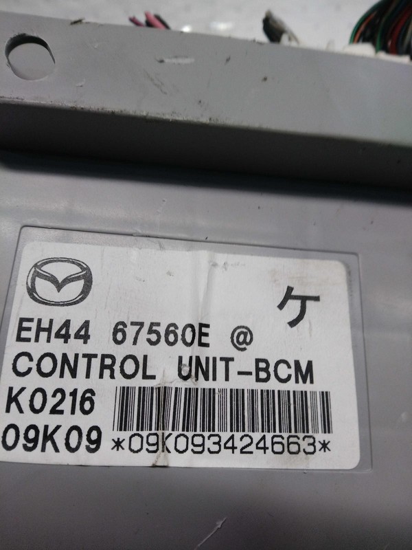 2010 MAZDA CX-7 Body Control Module OEM EH4567560C 95K Miles w/Alarm System