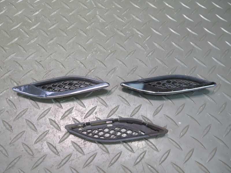 2014-2020 MASERATI GHIBLI M157 SQ4 FRONT LEFT SIDE FENDER VENT GRILL TRIM SET