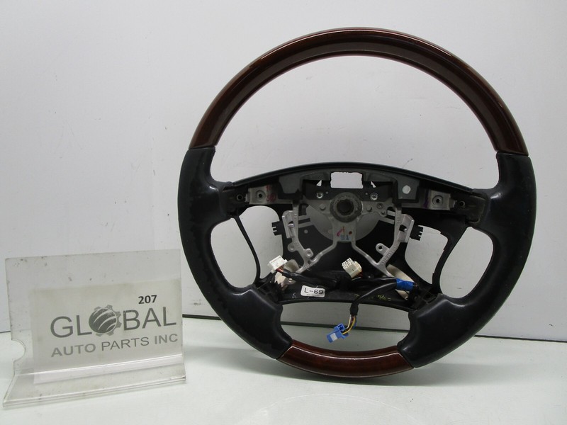 07-12 LEXUS LS460 HEATED STEERING WOOD WHEEL OEM