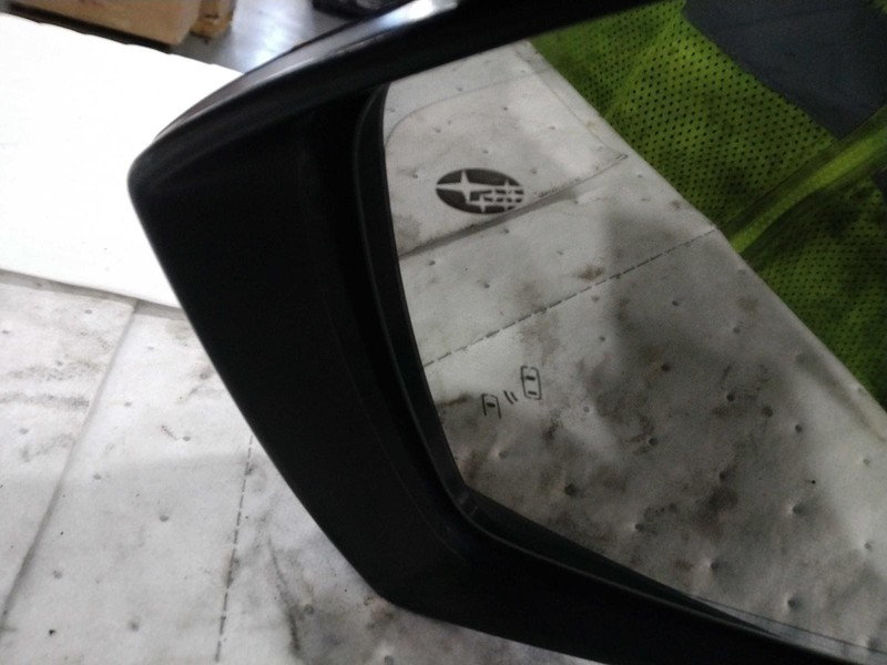 Used Left Door Mirror fits: 2017 Subaru Legacy Power painted heated w/turn signa
