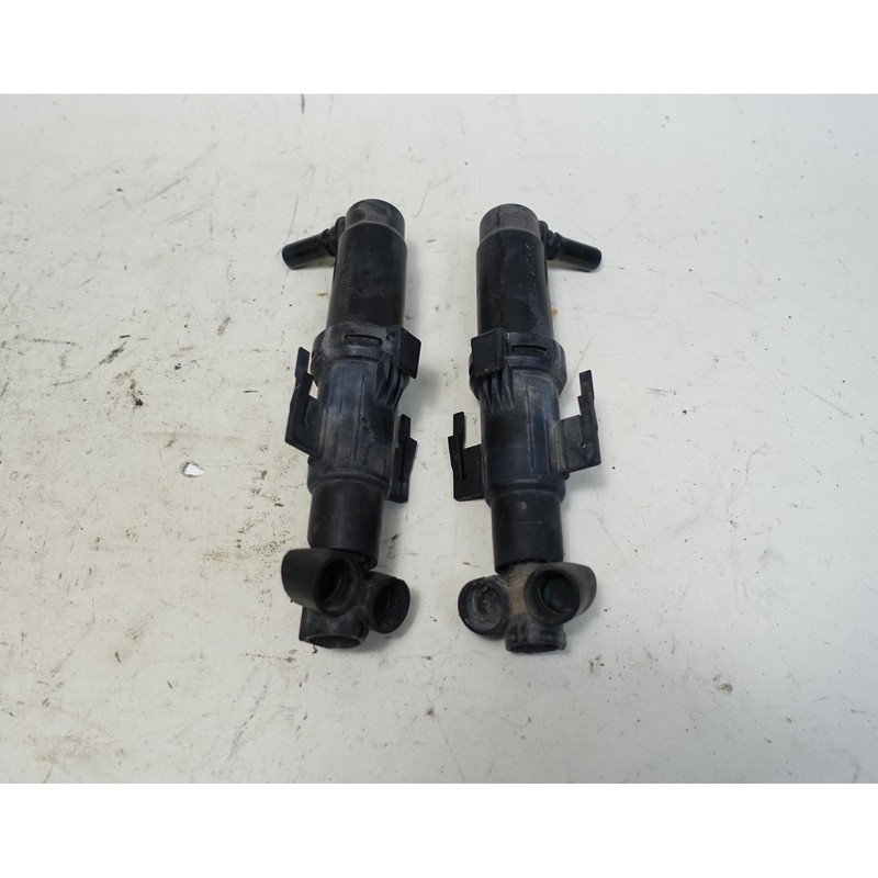 2009-2015 BMW F01 F02 7-Series Factory Headlight Washer Nozzle Sprayer Pair OEM