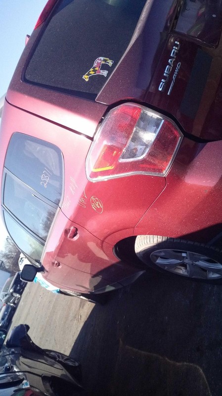 2016 Subaru Forester Front Right Door Glass Red OEM Used 301285 135K Miles