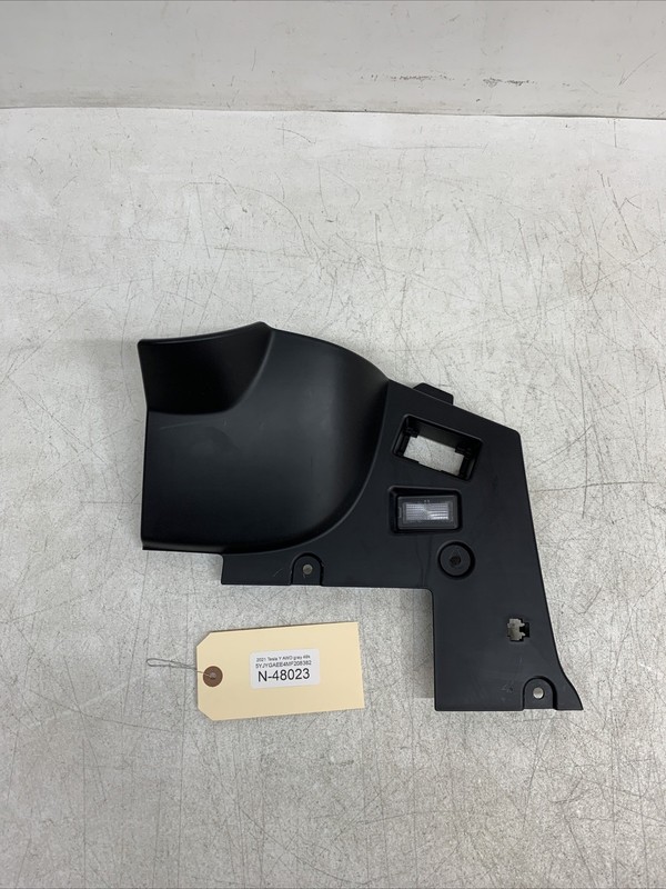 20-22 TESLA Y LH DRIVER FOOTWELL STEERING COVER ASSEMBLY 1507076-00-A 48023 B 52