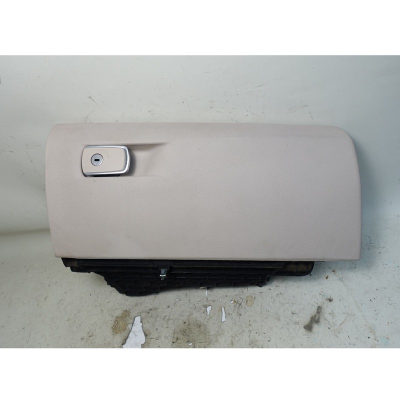 2013-2019 BMW F30 3-Series Interior Glove Box with Latch Oyster Vinyl OEM