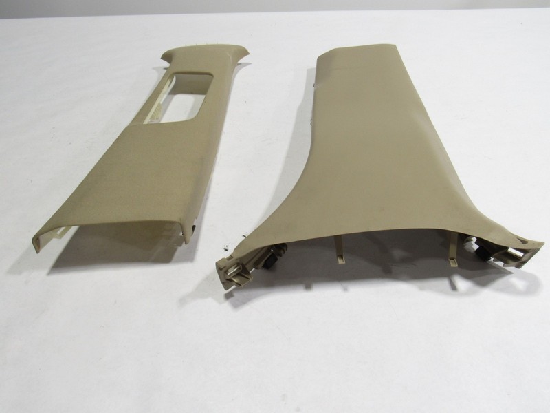 12-15 Mercedes ML350 W166 2015 Right Upper Lower B Pillar Cover Panel Trim Set:A