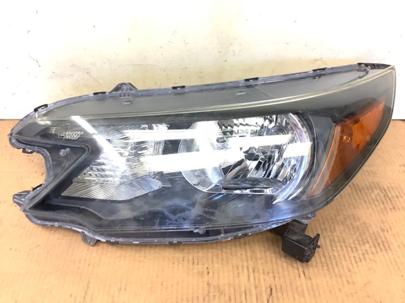 12-14 Honda CR-V Left Headlight Driver Side Front Lamp Main Light Beam Lens OEM