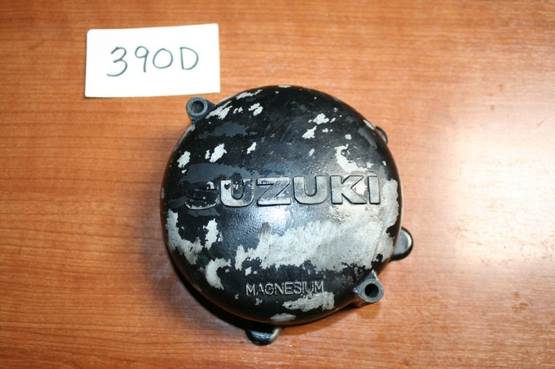 1982 Suzuki RS175 Magneto Flywheel Cover Engine Side Cover Left OEM 82 F