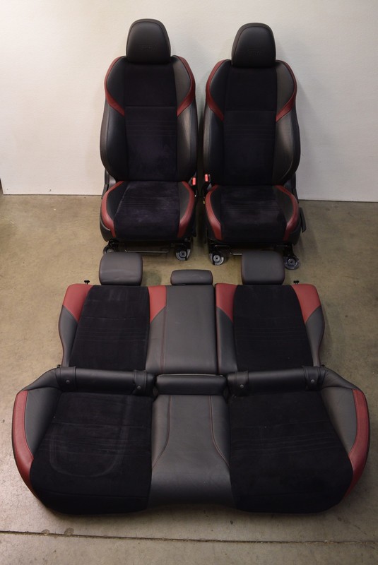 Subaru STI Leather Suede Heated Seats Genuine Oem 2015-2021