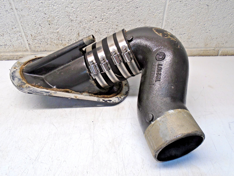 I2 FS722996 F722167 Force Stern Drive L-Drive Exhaust Flange & Elbow 90/120