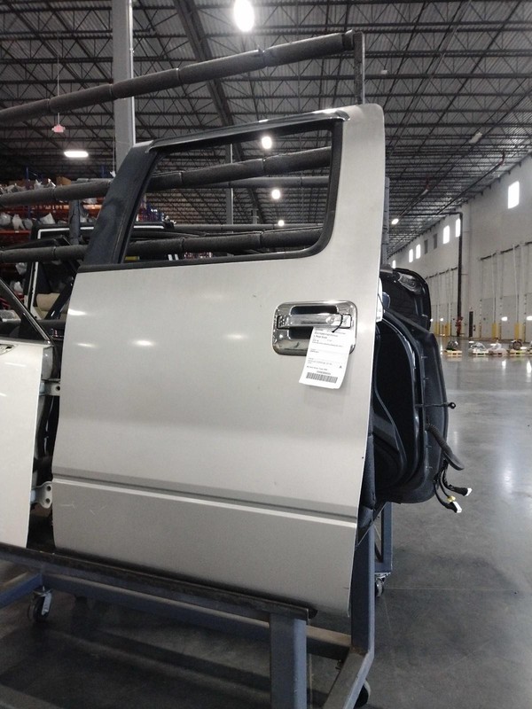 2012 Ford F150 Pickup Left Door Silver Used Light Scratch 401725 NJ25-22669