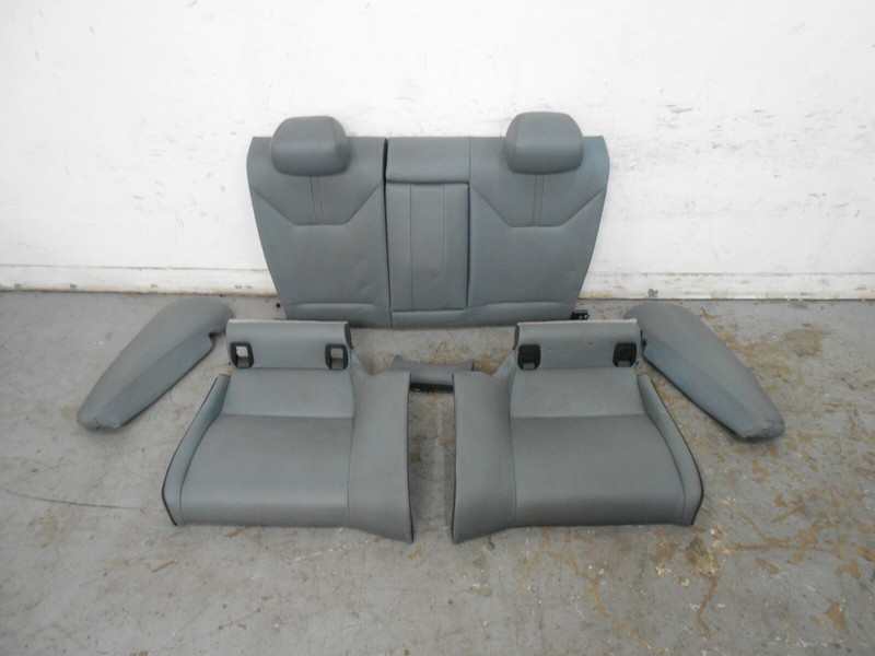 2008 09 10 11 12 13 BMW M3 E92 Gray Leather Rear Seat Set#40681 O5