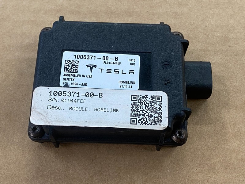 2012-2021 TESLA MODEL S X GARAGE DOOR OPENER HOMELINK CONTROL MODULE OEM