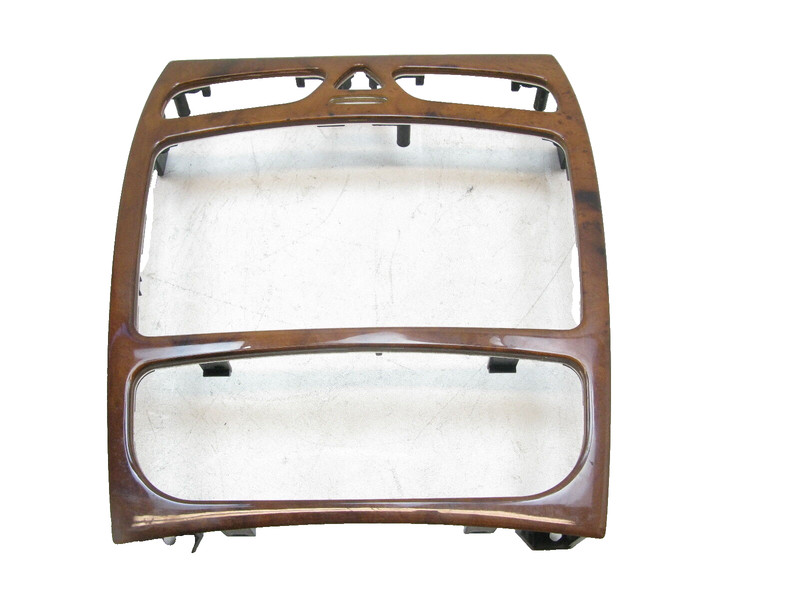 03 04 Mercedes W209 CLK320 CLK500 CLK55 DASH RADIO CLIMATE WOOD TRIM BEZEL D