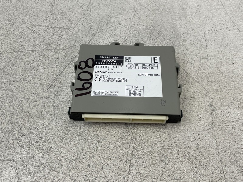 10 11 12 13 Lexus GX460 Smart Key Keyless Anti Theft Control Module 1608 OEM