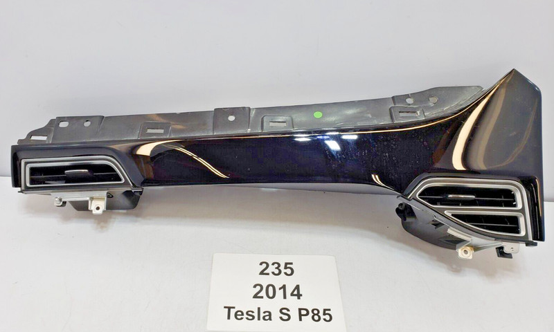 ✅ 2012-2020 OEM Tesla Model S Front Right Passenger Dashboard Vent Trim Black