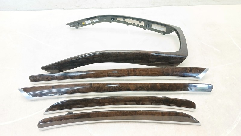 08-16 AUDI 8T A5 S5 RS5 DASHBOARD DOOR PANEL INTERIOR WOOD TRIM SET OEM 063025