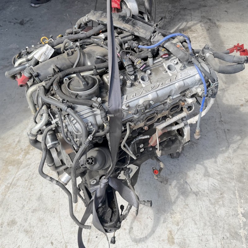 14-17 MASERATI GHIBLI M157 SQ4 3.0LAWD A/T TWIN TURBO ENGINE 120K
