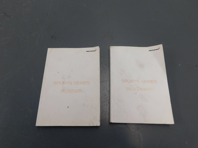 2016 15 17 18 19 McLaren 570S 570 Owners Manuals #0408 Q5