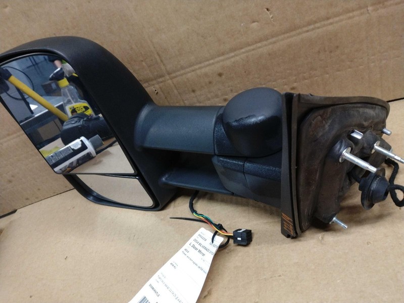 Used Left Door Mirror fits: 2014 Chevrolet Silverado 1500 pickup Power w/o turn