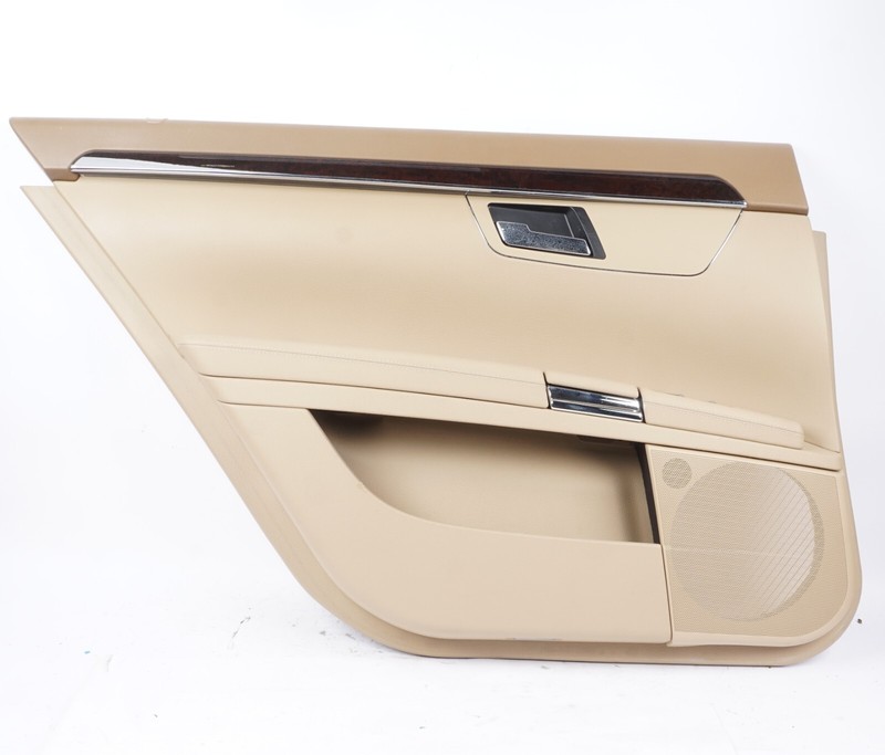 10-13 Mercedes W221 S400 S550 Rear Left Driver Side Door Panel Trim OEM