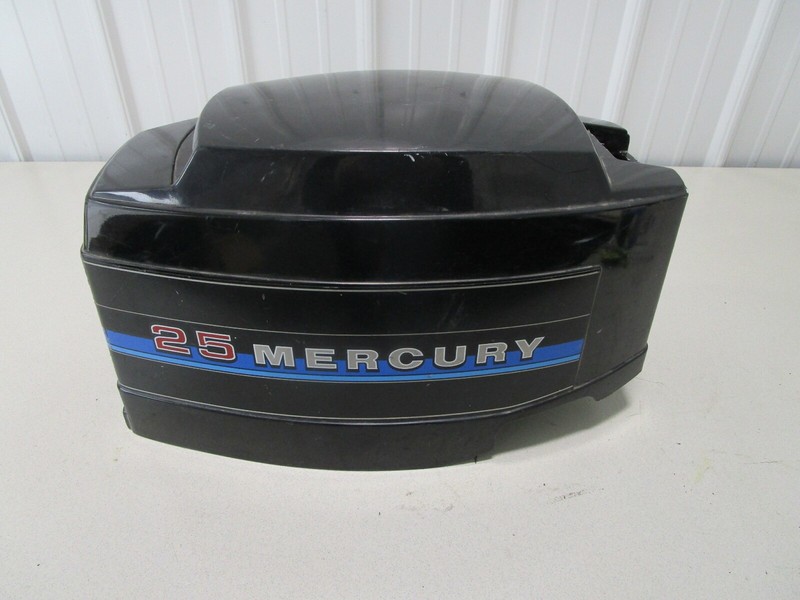 2177-8531A6 Mercury Mariner Outboard 25 Hp Top Engine Cowling Motor Cover Black