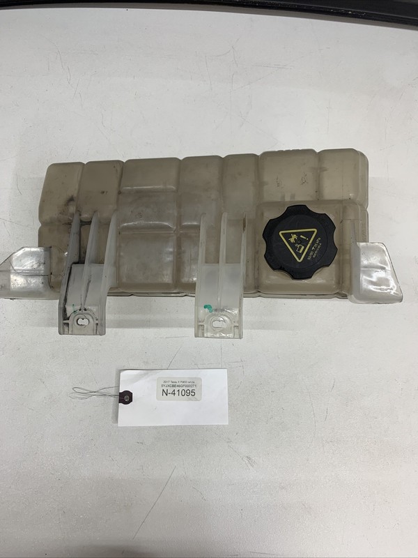 16-20 TESLA MODEL X RADIATOR COOLANT OVERFLOW BOTTLE RESERVOIR TANK 41095 S24