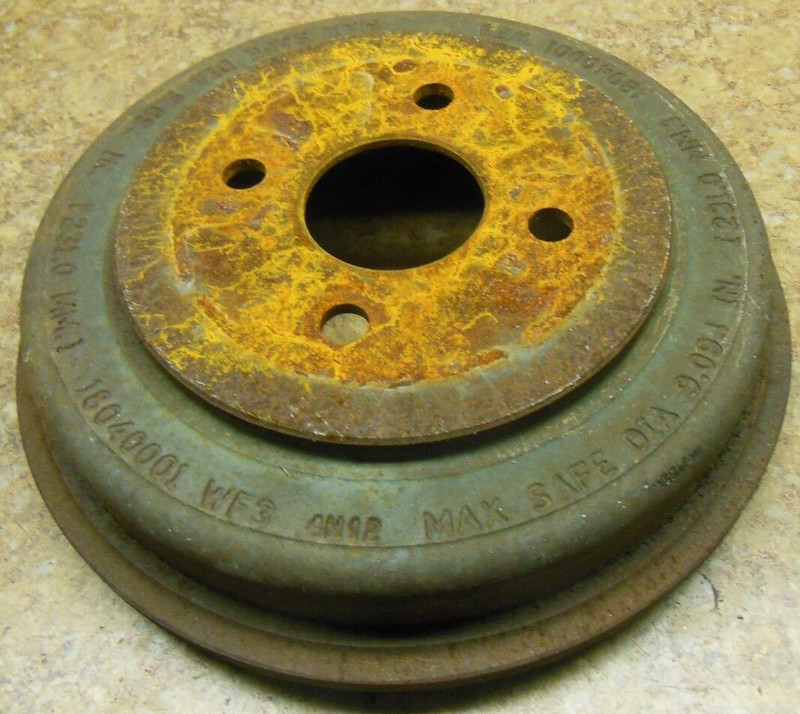 2005 Saturn Ion Rear Back Brake Drum Cover Brakes 2003 2004 2006