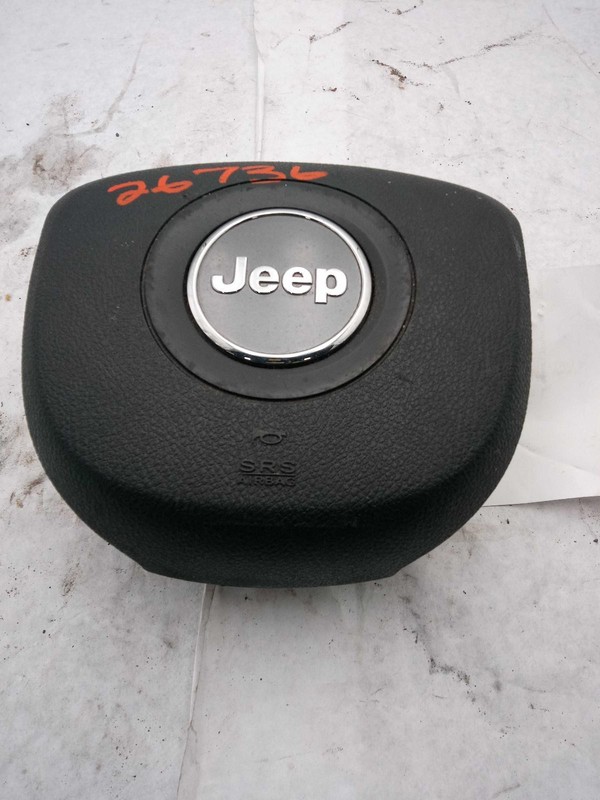 2015 Jeep Grand Cherokee Steering Wheel Air Bag Grey 123k Miles Used OEM