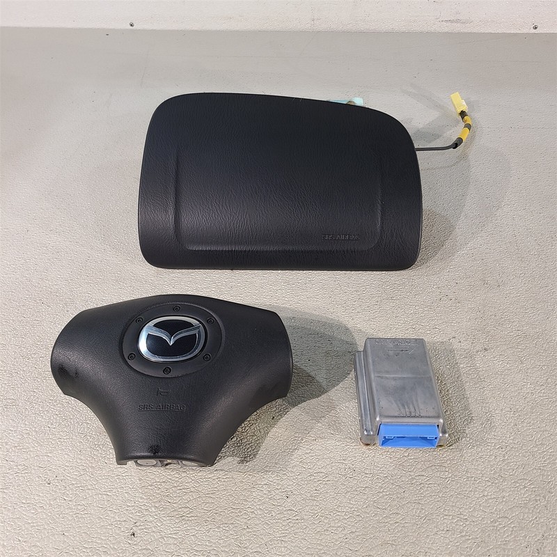 01-05 Mazda Miata MX5 Driver Passenger Air Bag Airbag Module Set Aa7472
