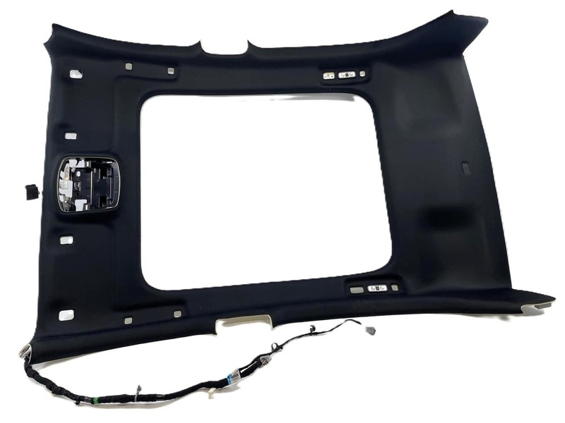 2020 Lincoln Continental Roof Headliner With Harness & Outer Dome Lights Black