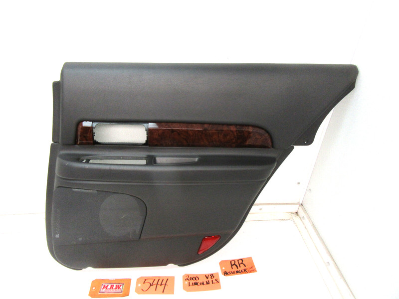 DOOR PANEL PASSENGER SIDE REAR BACK SPEAKER COVER 4W BLACK RR 00 2000 LINCOLN LS