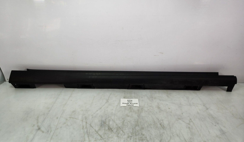 ✅23-24 OEM Honda Accord Hybrid Right Passenger Side Skirt Rocker Panel Black 21k
