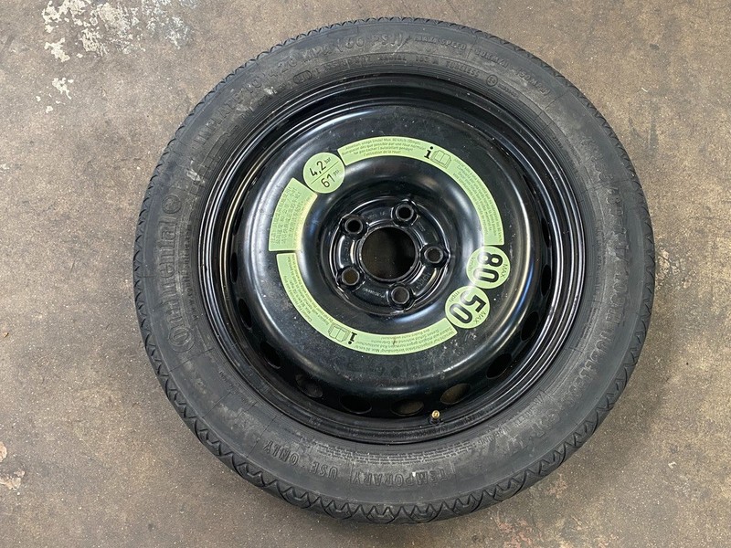 10-16 MERCEDES E550 EMERGENCY SPARE TIRE WHEEL DONUT OEM #A0.36