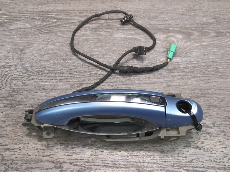 2006-2012 BENTLEY FLYING SPUR FRONT LEFT DRIVER SIDE EXTERIOR DOOR HANDLE BLUE