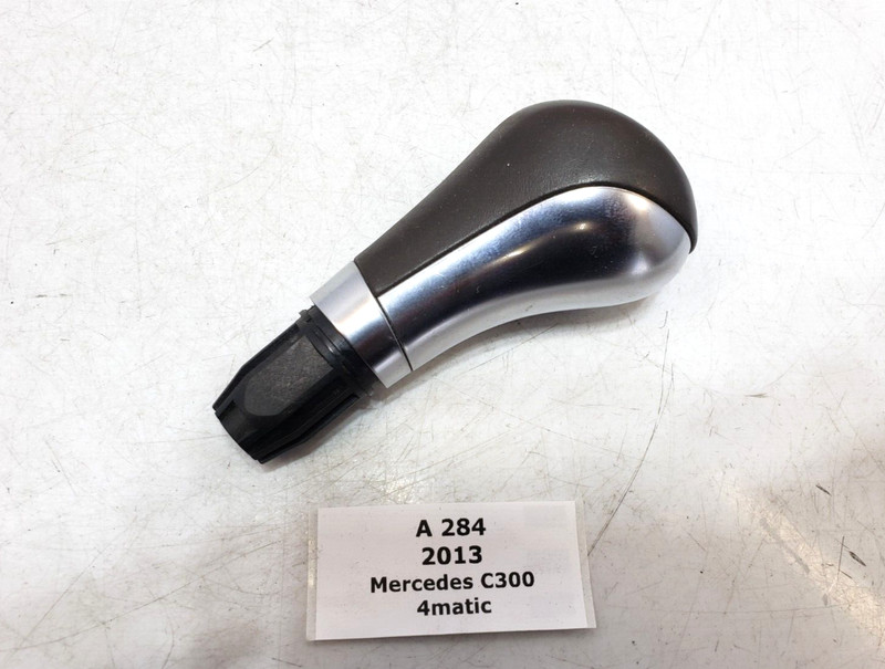 ✅ 12-14 OEM Mercedes W204 C300 Automatic Transmission Shifter Knob Brown Leather