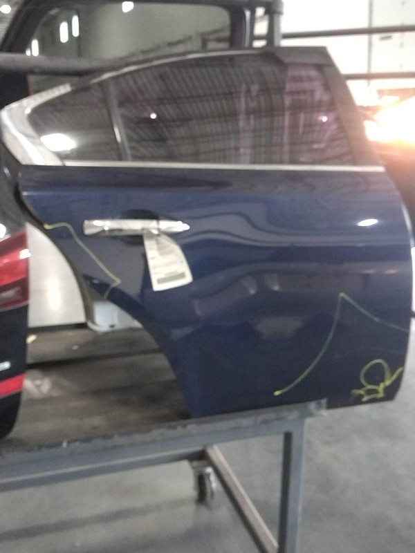 2009 Nissan Maxima Rear Right Door Blue - Used, 206k Miles, OEM Part 456269
