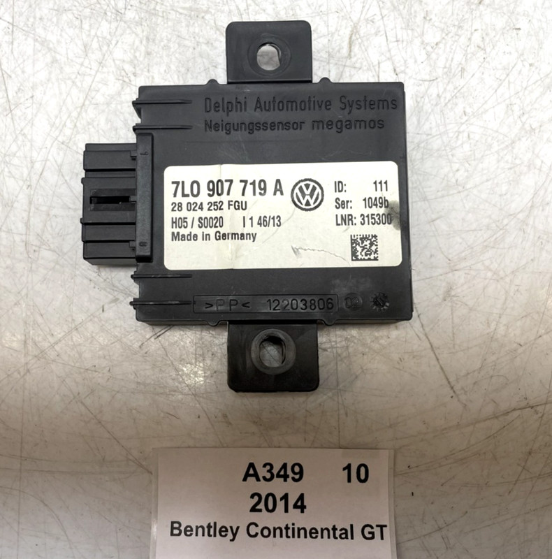 ✅ 2012-2018 OEM Bentley Continental GT Anti Theft Alarm Control Module