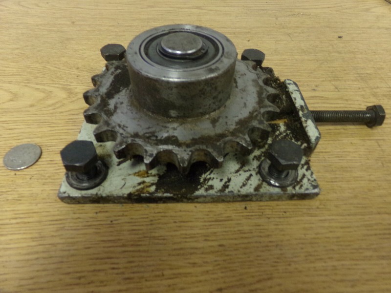 Unbrandable 3/4"-2 Sprocket with Harp bearing 62052Z Bearing on a 5 bolt Plate