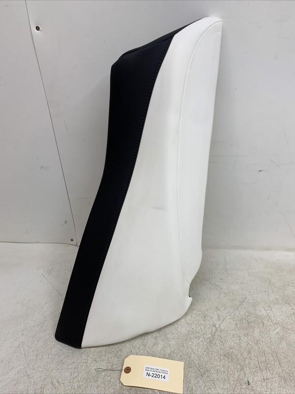 ⚡️Tesla Model 3 WHITE LEATHER Rear RH Cushion 1096031-02-I 22014 U14