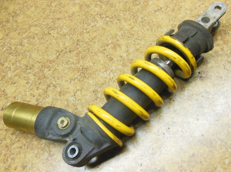 2002 Honda CBR600F4 CBR 600 F4 CBR600 Rear Center Mono Shock Suspension Yellow