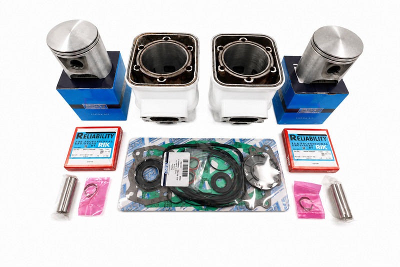 REMAN 1995-2005 Sea-Doo 717/720 OEM .5mm over STD Cylinder Top End Kit (White)