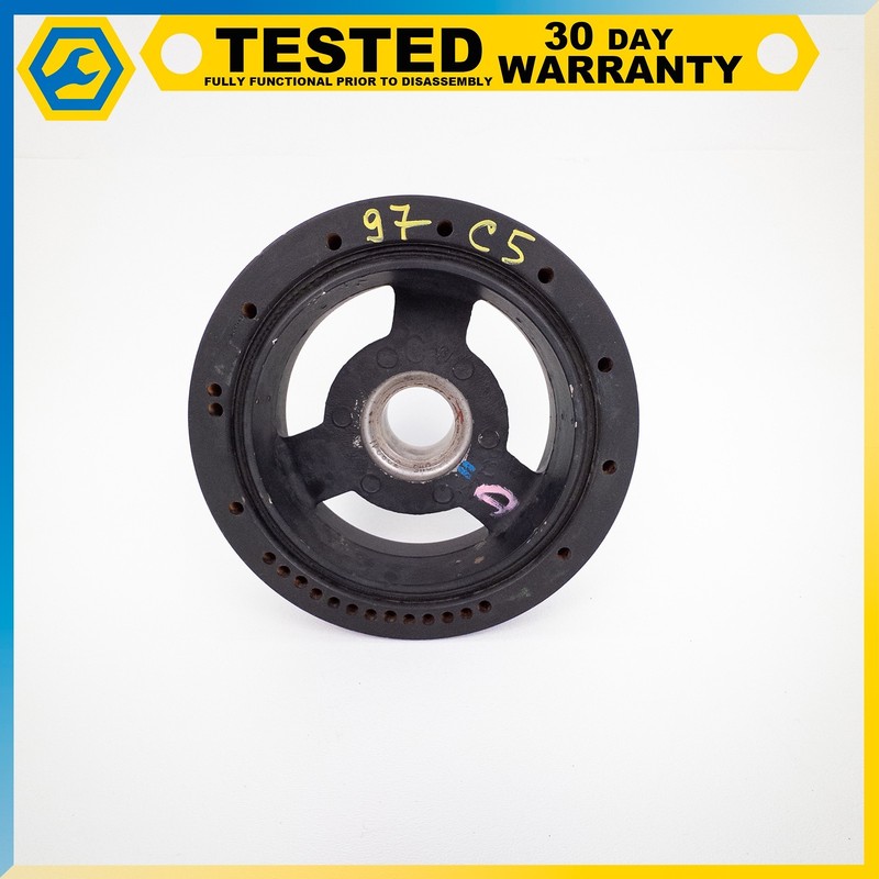 97-04 CHEVROLET CORVETTE C5 ENGINE MOTOR CRANKSHAFT PULLEY VIBRATION DAMPER OEM